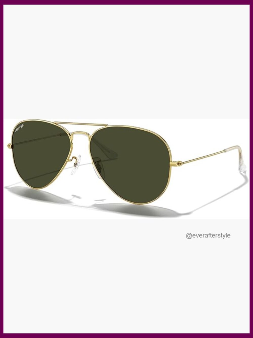Classic Polarized Aviator Sunglasses Metal Frame UV400 Protection